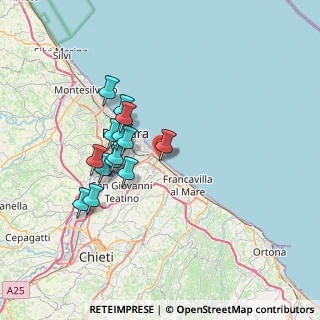Mappa Via Tirino, 66023 Francavilla al Mare CH, Italia (6.39571)