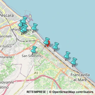 Mappa Via Tirino, 66023 Francavilla al Mare CH, Italia (2.19455)