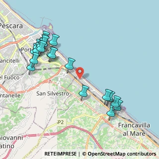 Mappa Via Tirino, 66023 Francavilla al Mare CH, Italia (2.425)