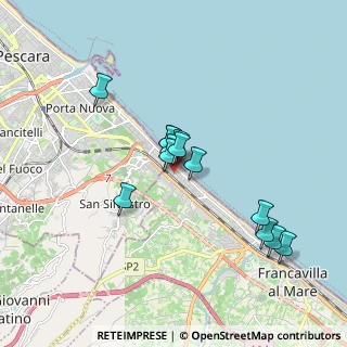 Mappa Via Tirino, 66023 Francavilla al Mare CH, Italia (1.49077)