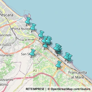 Mappa Via Tirino, 66023 Francavilla al Mare CH, Italia (1.42933)