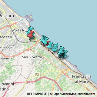 Mappa Via Tirino, 66023 Francavilla al Mare CH, Italia (1.2485)