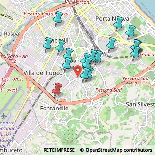 Mappa Strada Vecchia Fontanelle, 65129 Pescara PE, Italia (1.055)