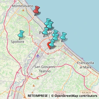 Mappa Strada Vecchia Fontanelle, 65129 Pescara PE, Italia (3.48364)