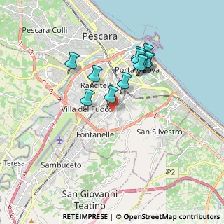 Mappa Strada Vecchia Fontanelle, 65129 Pescara PE, Italia (1.6125)