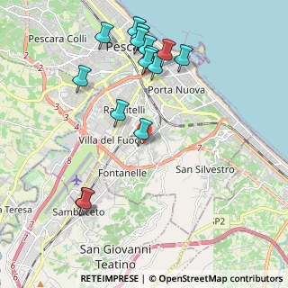 Mappa Strada Vecchia Fontanelle, 65129 Pescara PE, Italia (2.37667)