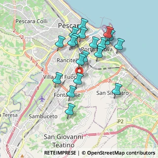 Mappa Strada Vecchia Fontanelle, 65129 Pescara PE, Italia (1.826)