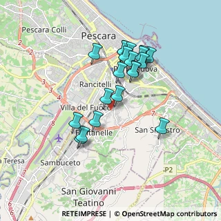 Mappa Strada Vecchia Fontanelle, 65129 Pescara PE, Italia (1.674)