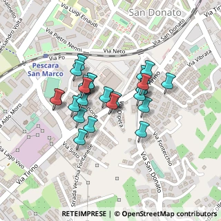 Mappa Strada Vecchia Fontanelle, 65129 Pescara PE, Italia (0.18077)