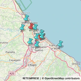Mappa Strada Vecchia Fontanelle, 65129 Pescara PE, Italia (5.01091)