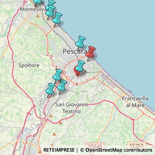Mappa Via Musone, 65129 Pescara PE, Italia (5.11364)