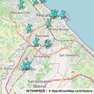 Mappa Via Musone, 65129 Pescara PE, Italia (2.73583)