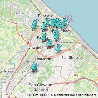 Mappa Via Musone, 65129 Pescara PE, Italia (1.639)