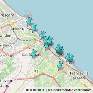 Mappa Via Saline, 66023 Francavilla al Mare CH, Italia (1.44467)
