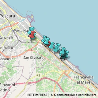Mappa Via delle Naiadi, 66023 Francavilla al Mare CH, Italia (1.2475)
