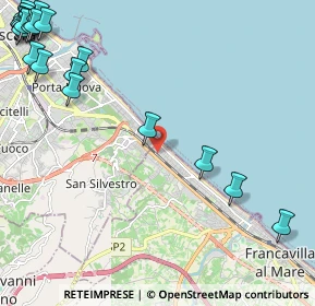 Mappa Via delle Naiadi, 66023 Francavilla al Mare CH, Italia (3.6685)