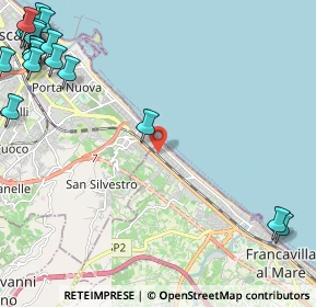 Mappa Via delle Naiadi, 66023 Francavilla al Mare CH, Italia (3.8425)