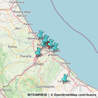 Mappa Via Riccio, 66023 Francavilla al Mare CH, Italia (18.83091)