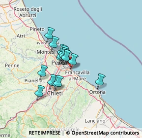 Mappa V.le Alcione, 66023 Francavilla al Mare CH, Italia (9.7425)