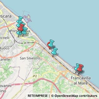 Mappa Via Riccio, 66023 Francavilla al Mare CH, Italia (2.75417)
