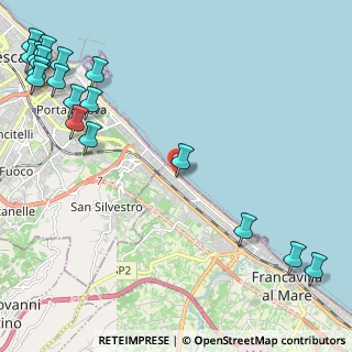 Mappa Via Riccio, 66023 Francavilla al Mare CH, Italia (3.54833)