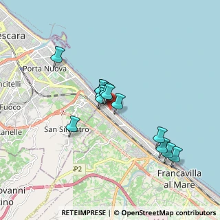 Mappa Via Riccio, 66023 Francavilla al Mare CH, Italia (1.53462)