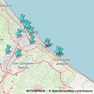 Mappa Via Riccio, 66023 Francavilla al Mare CH, Italia (4.56455)
