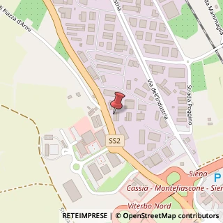Mappa Via Giuseppe Fontecedro, 17, 01100 Viterbo, Viterbo (Lazio)