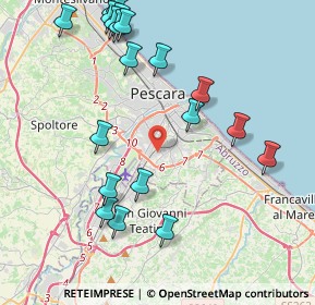 Mappa Via Aldo Moro, 65129 Pescara PE, Italia (5.01)