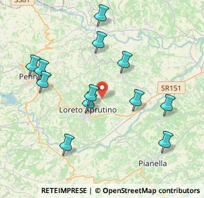 Mappa Contrada Fontemaggio, 65014 Loreto Aprutino PE, Italia (4.265)