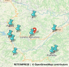 Mappa Contrada Fontemaggio, 65014 Loreto Aprutino PE, Italia (5.23273)