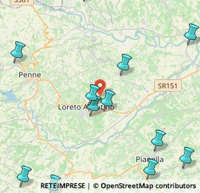 Mappa Contrada Fontemaggio, 65014 Loreto Aprutino PE, Italia (6.43786)