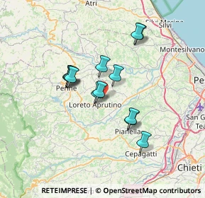 Mappa Contrada Fontemaggio, 65014 Loreto Aprutino PE, Italia (5.82)
