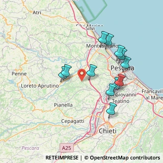Mappa Via S. Cosmo, 65010 Spoltore PE, Italia (7.37)