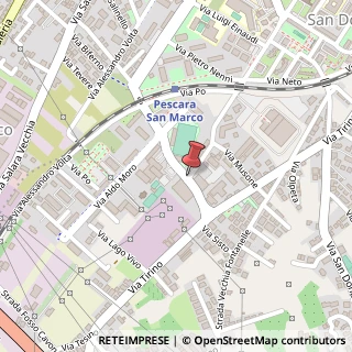 Mappa Via San Marco, 14, 65129 Pescara, Pescara (Abruzzo)