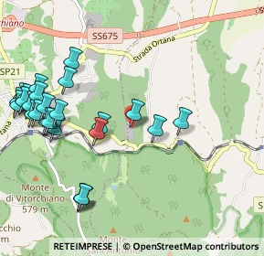 Mappa Località Fraticani, 01038 Soriano Nel Cimino VT, Italia (1.30385)