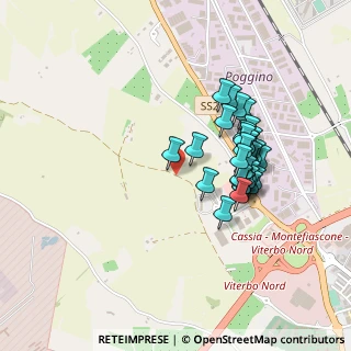 Mappa Strada San Lazzaro, 01100 Viterbo VT, Italia (0.41533)