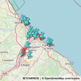 Mappa Via S. Paolo, 65129 Pescara PE, Italia (6.74059)