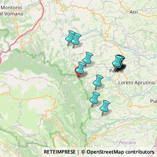 Mappa Via S. Rocco, 65010 Farindola PE, Italia (7.366)