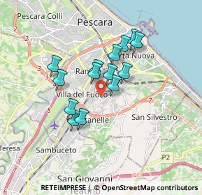 Mappa Via San Marco, 65129 Pescara PE, Italia (1.41714)
