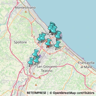 Mappa Via Tevere, 65129 Pescara PE, Italia (2.58)
