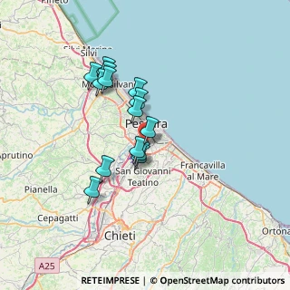Mappa Via Tevere, 65129 Pescara PE, Italia (5.95286)