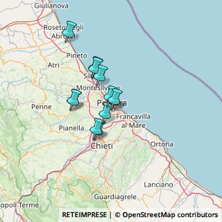 Mappa Via Tevere, 65129 Pescara PE, Italia (10.49091)