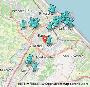 Mappa Via Tevere, 65129 Pescara PE, Italia (2.10737)