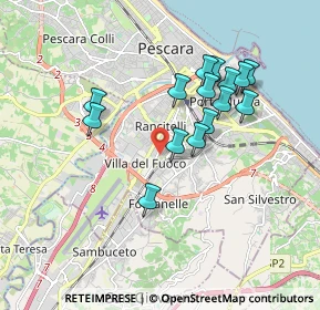 Mappa Via Tevere, 65129 Pescara PE, Italia (1.70533)