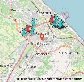 Mappa Via Tevere, 65129 Pescara PE, Italia (1.80083)