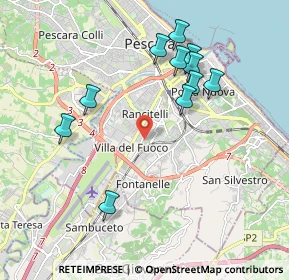Mappa Via Tevere, 65129 Pescara PE, Italia (2.05273)