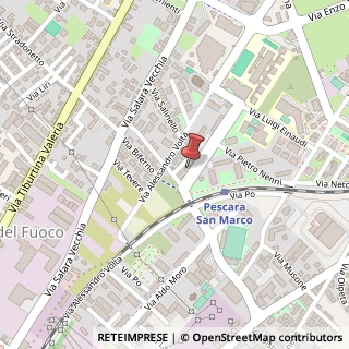 Mappa Via Pietro Nenni, 18, 65129 Pescara, Pescara (Abruzzo)