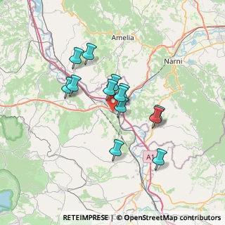 Mappa Via Camerano, 01028 Orte VT, Italia (5.77)
