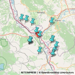 Mappa Via Camerano, 01028 Orte VT, Italia (7.34882)